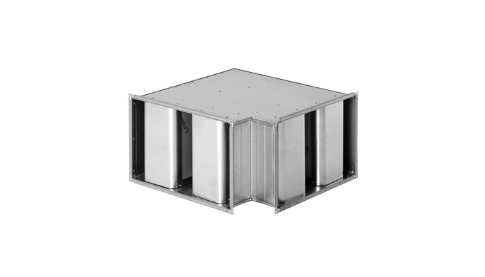 BDLD - Rectangular curved silencer