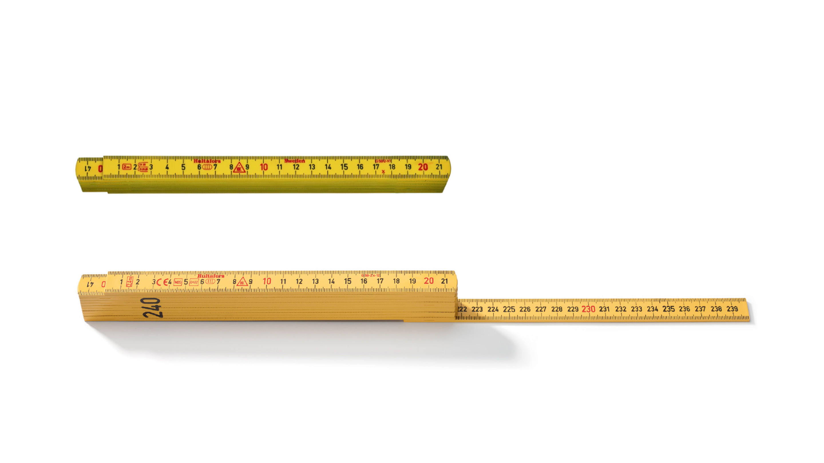 MSTOCK - Meterstokk PVC - 2,4 meter