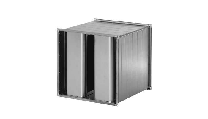 DLD - Rectangular straight silencer