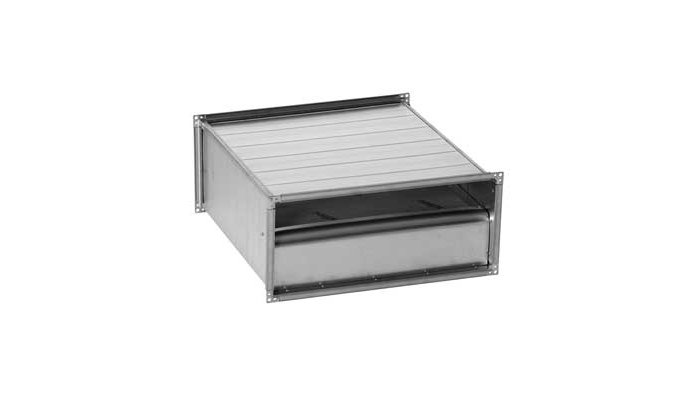 LRLB - Rectangular straight low-built silencer